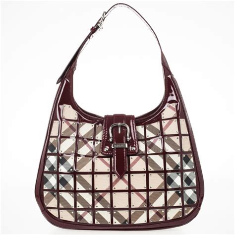 burberry warrior handbag|BURBERRY Canvas Mega Nova Check Warrior Shoulder Bag.